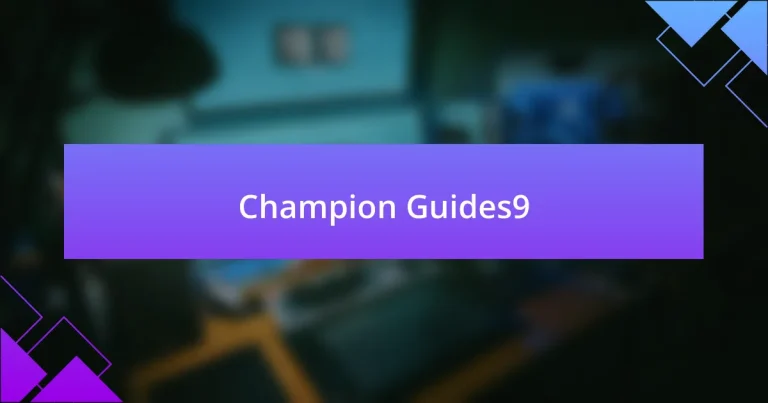 The Importance of Vision Control: A Guide for Support Champions