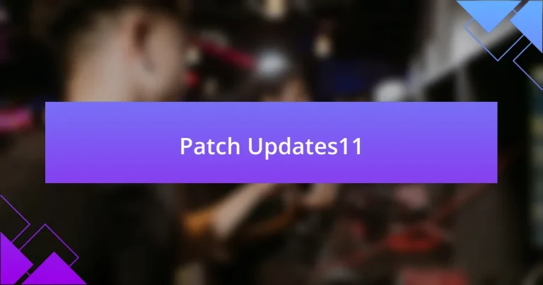 The Evolution of Patch Updates: A Historical Perspective on League of Legends