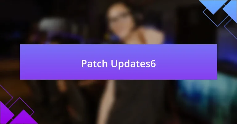 A Deep Dive into Champion Reworks: Patch Updates Explained